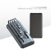 GTQ005 Power Bank With 4 Built-In Cable - 10000mAh